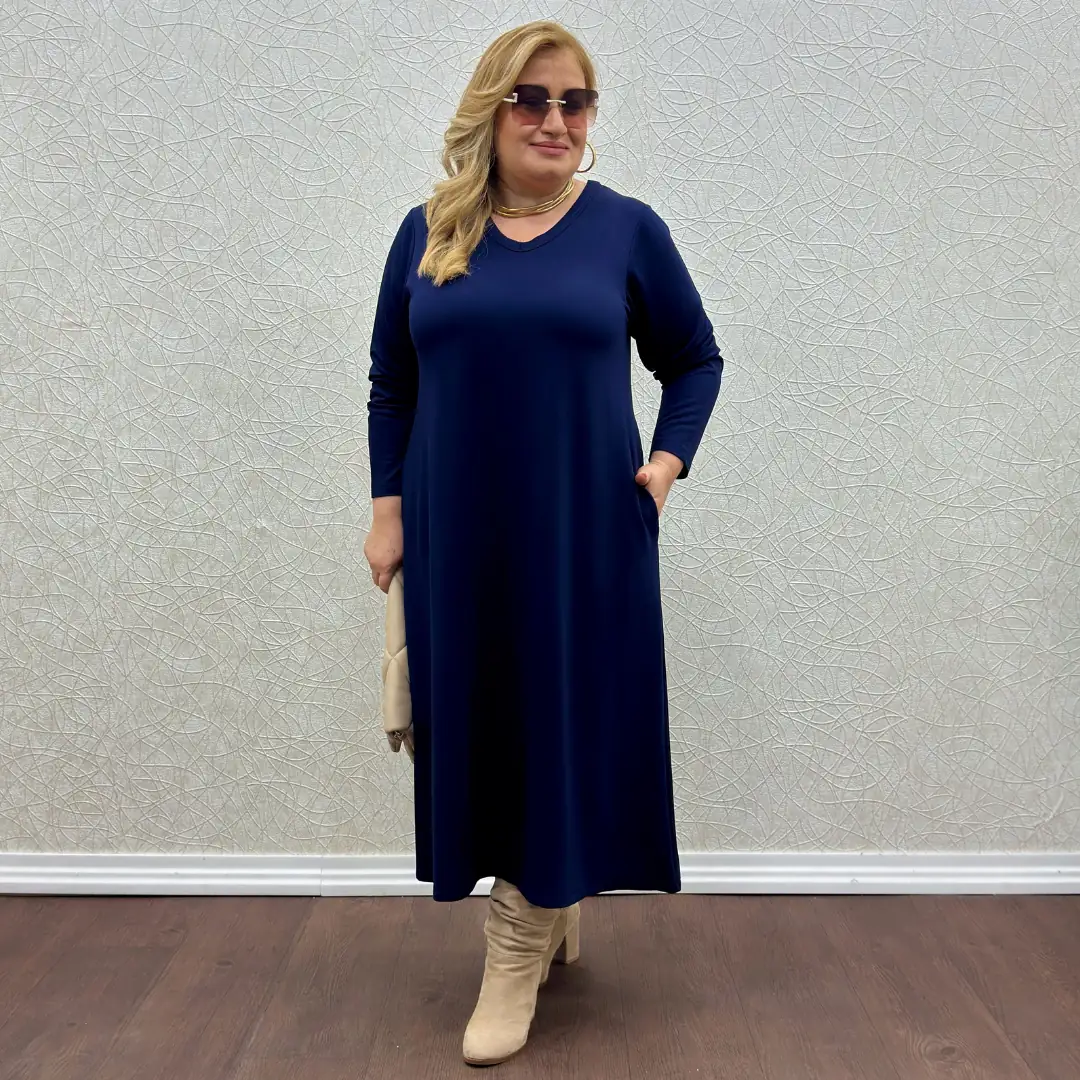 Duru Elbise — Lacivert — görsel 2
