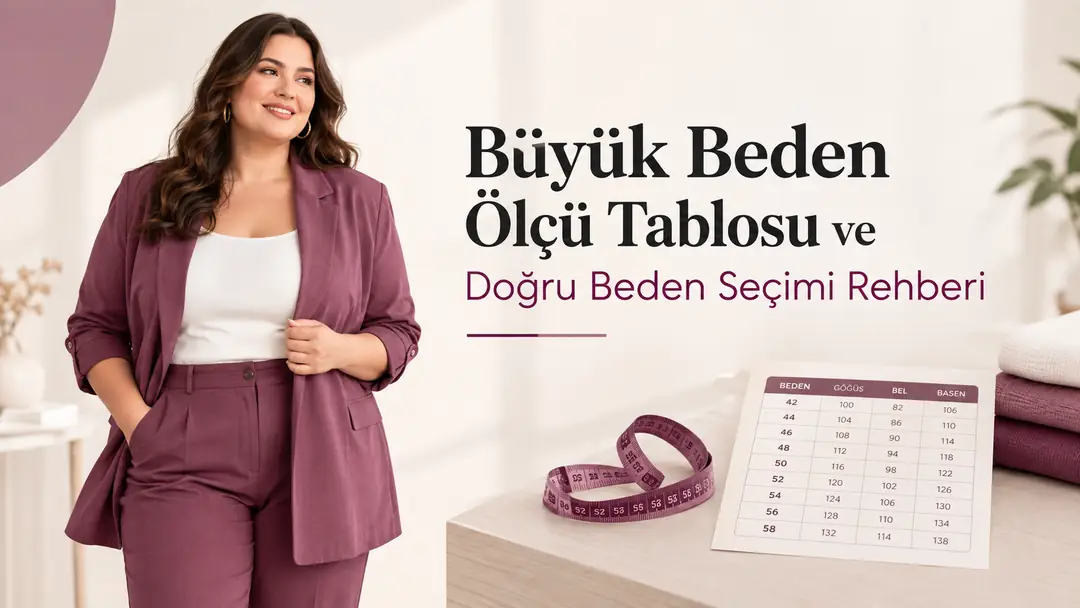 Büyük Beden Ölçü Tablosu ve Doğru Beden Seçimi Rehberi