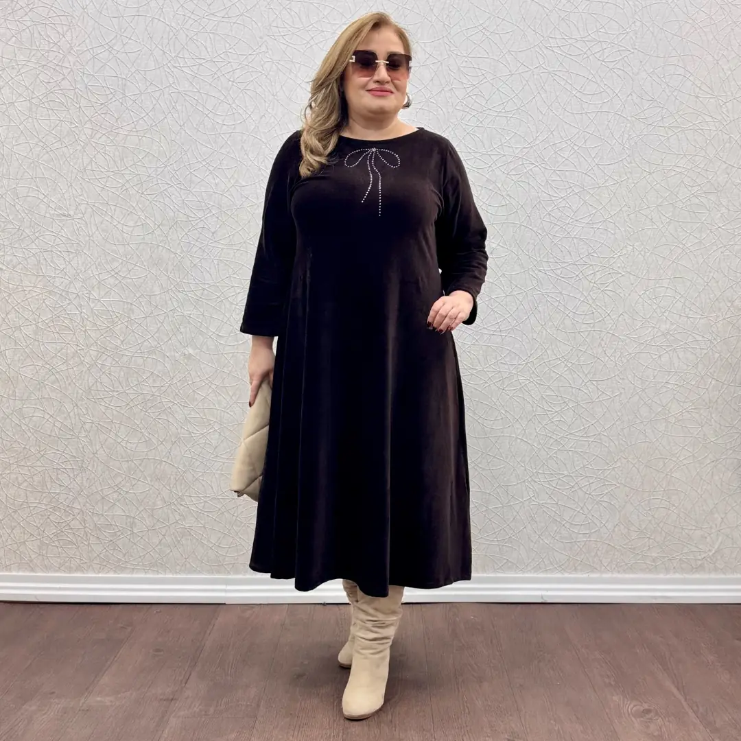Kadife Elbise — Acı Kahve — görsel 2