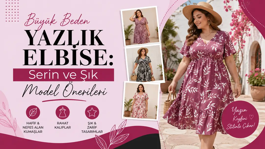 Büyük Beden Yazlık Elbise: Serin ve Şık Model Önerileri